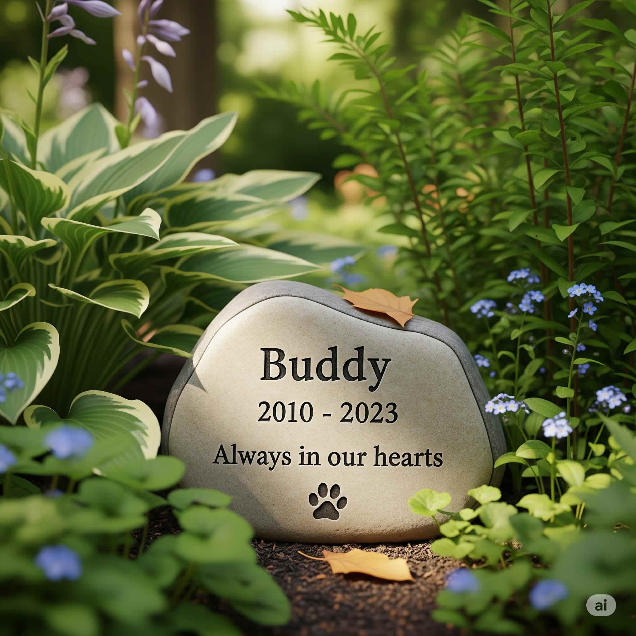 🌿 Garden Stone Marker